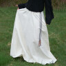Středověká široká sukně, přírodní
