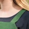 Vikinské šaty na ramínka Tinna, zelená