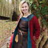 Viking Apron Dress, Overdress Tinna, brown