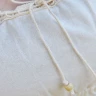 Medieval Blouse Aren, short-sleeved, natural-coloured