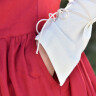 Středověké šaty bez rukávů Lene, šaty na ramínka, červená
