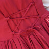 Ärmelloses Mittelalterkleid, Trägerkleid Lene, rot