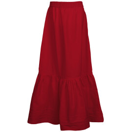 Underskirt, natural colour, red