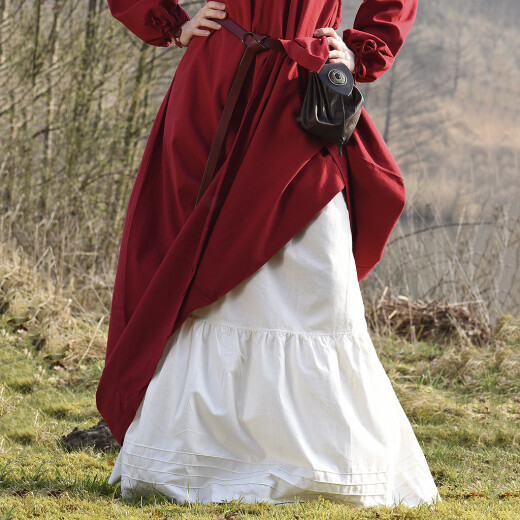 Středověká spodnice, spodnička, spodní sukně, přírodní