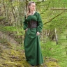 Frühmittelalterliches Kleid Isabel, grün