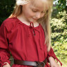 Dětské středověké šaty Ana, červená