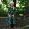 Medieval Dress Ana for Children, green