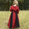 Dětská středověká široká sukně Lucia, černá/červená