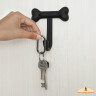 Dog Bone Wall Hook For Keys and Umbrellas 10x10cm, Pack of 2