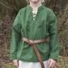 Kinder Mittelalter-Hemd Ricker, grün