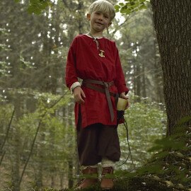 Children Medieval Tunic Julian, red
