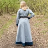 Wikinger Kleid Jona, blaugrau/blau - Outlet