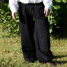 Volné středověké kalhoty, černá