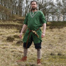 Medieval Braided Tunic Flavien, green