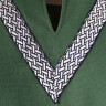 Medieval Braided Tunic Flavien, green