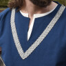 Středověká tunika s krátkým rukávem Flavien, modrá