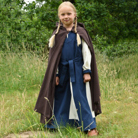 Medieval Cloak Favian for Children, brown