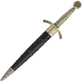 Fantasy dagger Templar, black