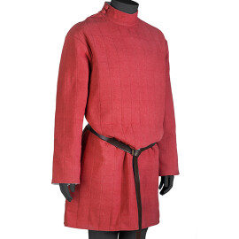Quilted tunic red, 13-14th cen