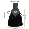 Belt Pouch with Horn Button Closure 27x17 cm