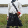 Kilt, Skotská sukně, 8 Yard Kilt, černá