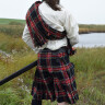 Kilt, Skotská sukně, 8 Yard Kilt, Black Stewart