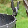 Riveted steel cauldron 9 L