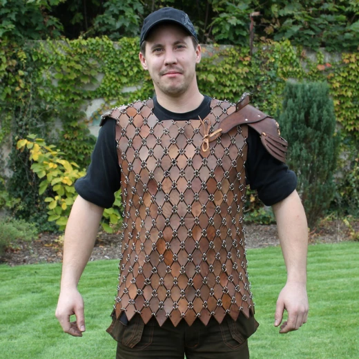 Jezdecká kožená zbroj Bayard