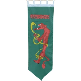 Flag with Celtic symbols