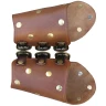 Leather bracers with rivets (pair)