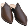 Leather pantofles