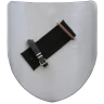 Combat shield with a coat of arms