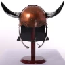 Rohatá fantasy helma Viking