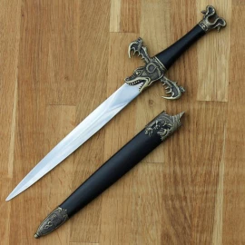 Dragon dagger with scabbard