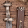 Wikingerschwert mit Griff aus Bronze, Damast Stahl