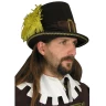 Men's hat with feathers
