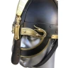 Vikinská luxusní helma Ormr s mosazným zdobením
