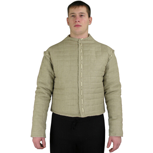 Living History Gambeson from raw linen