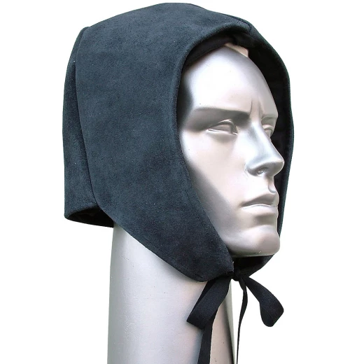 Quilted leather hood