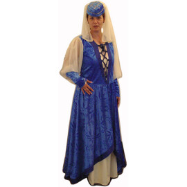 Damenkleid aus Samt im Renaissancestil