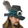 Men's hat with ostrich's feathers