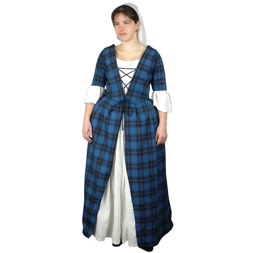 Dámské šaty, Skotsko - 18. století