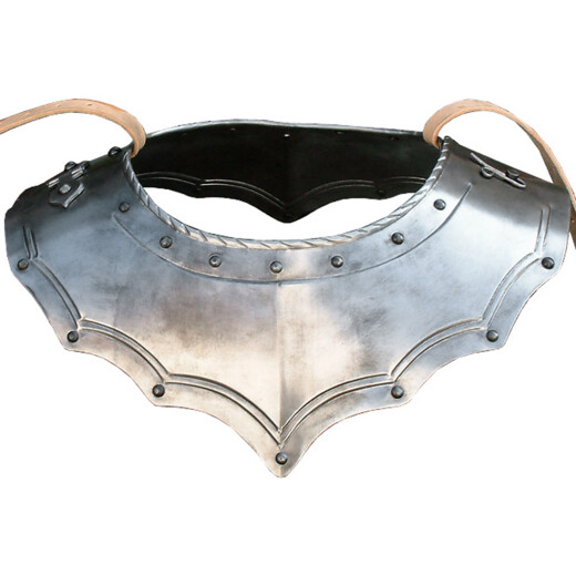 Gorget from steel