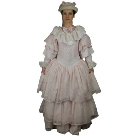 Rococo dress with lace