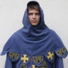 Surcoat with cape decorated with appliques