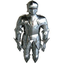 Gothic half suit armor de luxe with double fixing