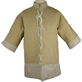 Polstrovaná prošívanice, historická replika