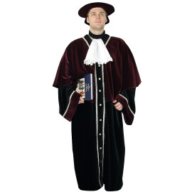 Renaissance gown with hat