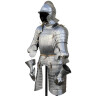 Richly fluted renaissance armor
