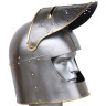 Italian Pot Helmet with flap-up face guard